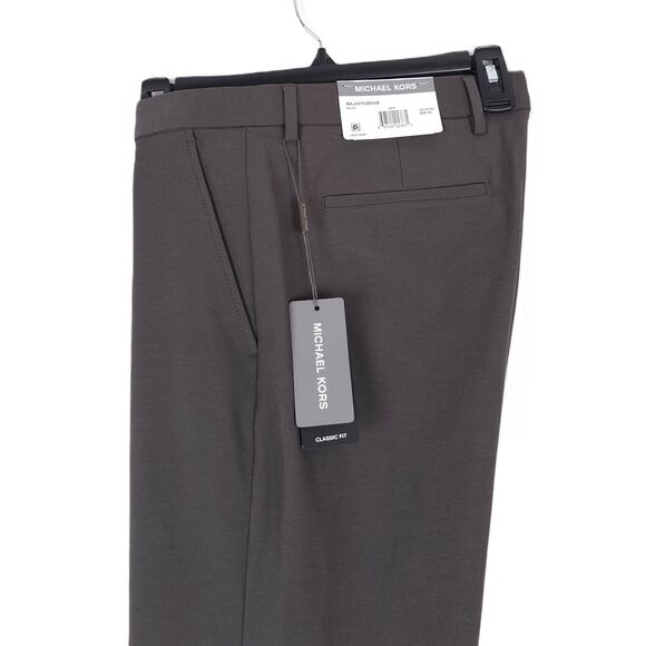 Michael Kors Other - Michael Kors Mens Classic Fit Dress Pants 36x32 Army Green Stretch Cotton NWT